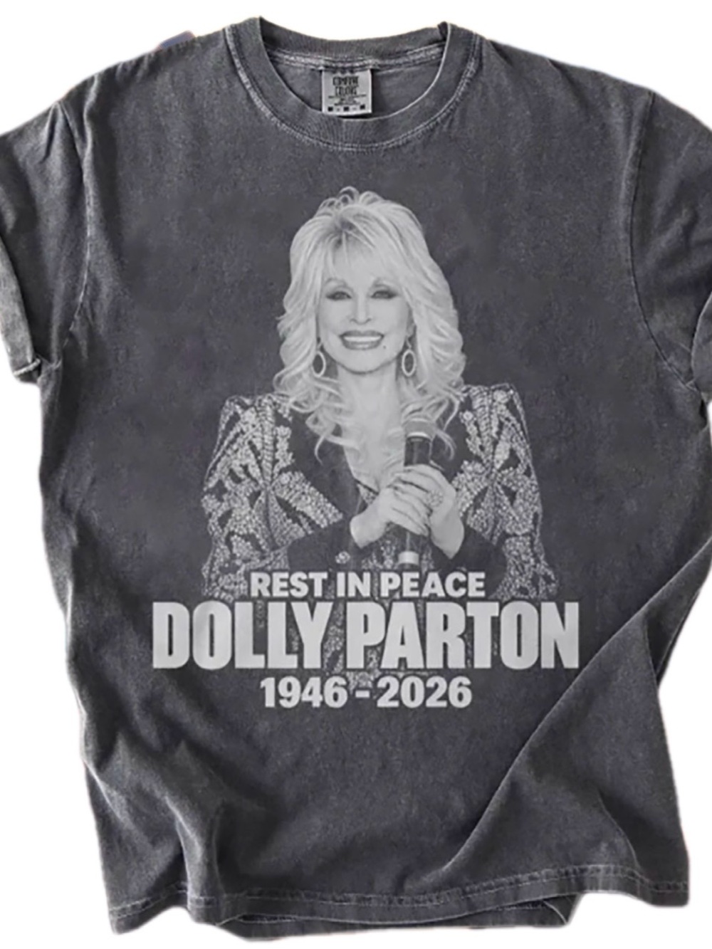 Dolly Parton RIP Tribute Graphic Unisex Tee